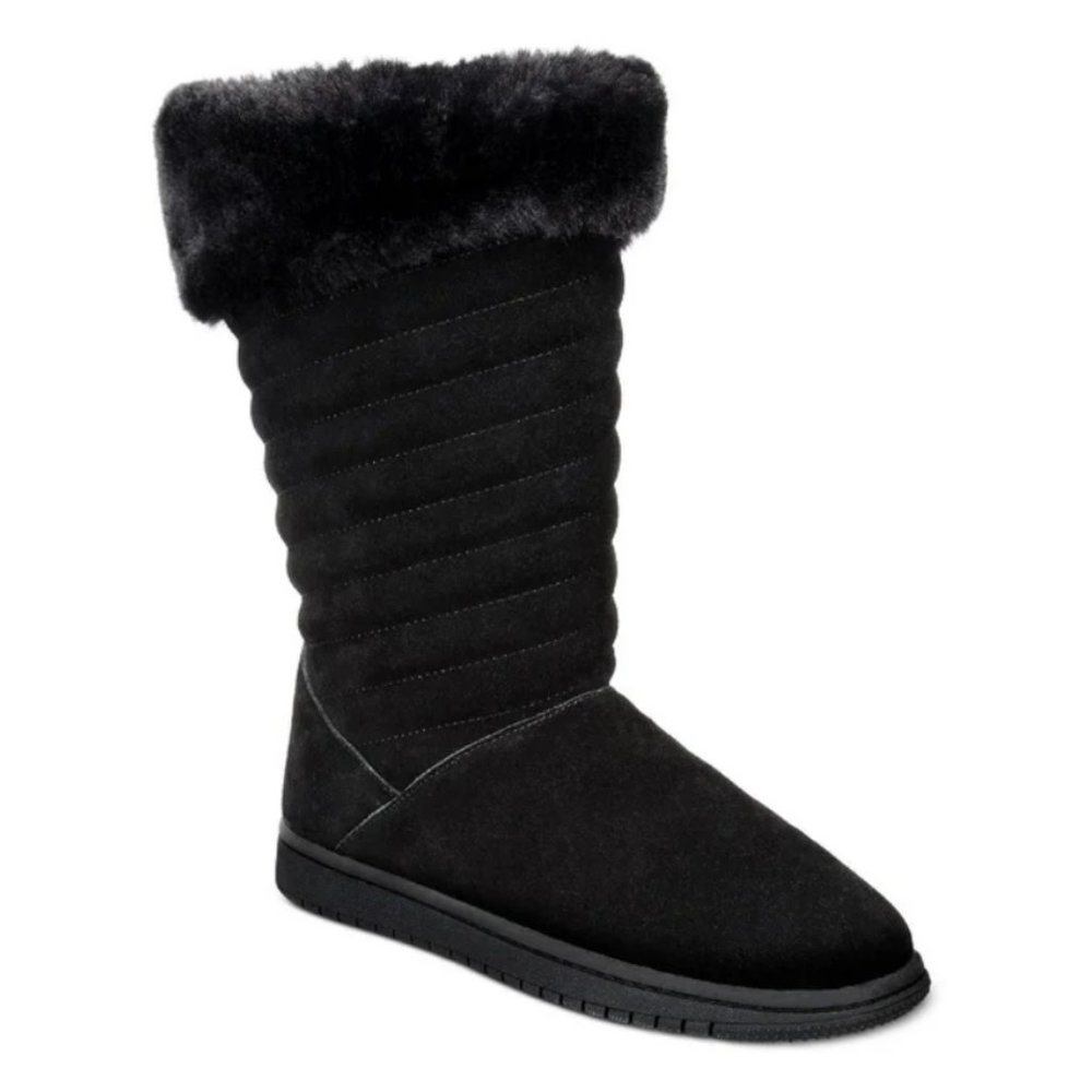 STYLE CO NOVAA QUILTED COLD-WEATHER BOOT BLACK